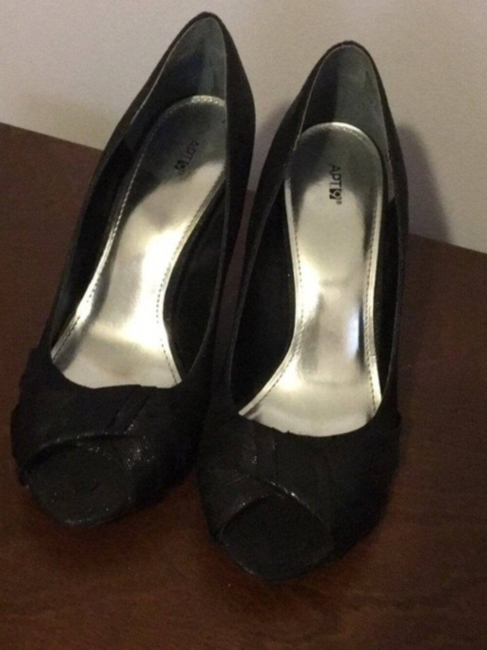 Apt. 9 peep toe heels
